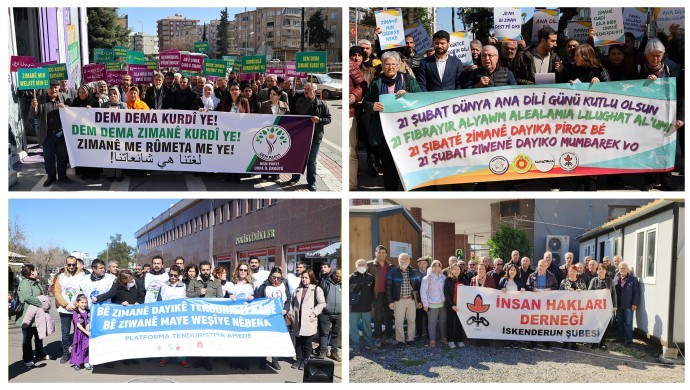 21 Şubat etkinlikleri: Anadilinde eğitim ve yasal güvence talepleri