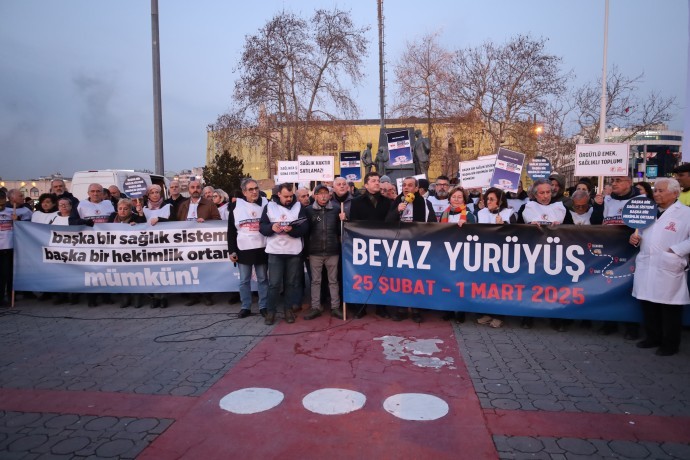 TTB, Beyaz Yürüyüş başlattı: Başka bir sağlık sistemi mümkün