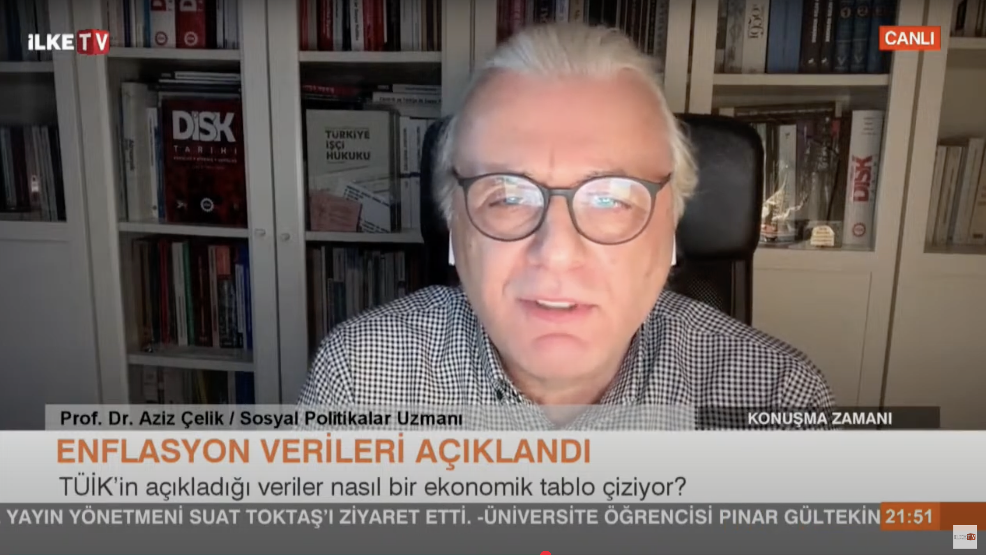 Prof. Dr. Aziz Çelik: Aralık ayında enflasyon bastırıldı