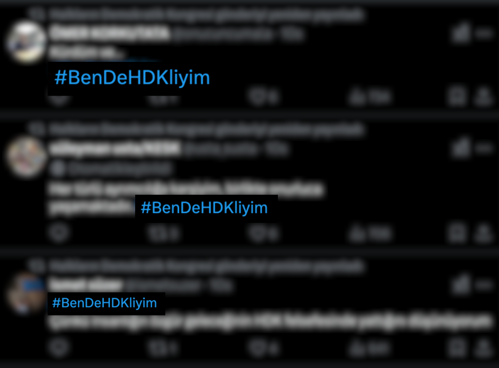 Sosyal medyada ‘#BenDeHDKliyim’ kampanyası başlatıldı