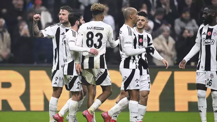 Beşiktaş Trabzonspor karşısında ikinci yarıda döndü: 2-1