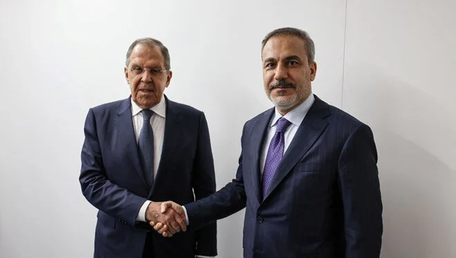 Bakan Fidan,  Rusya Dışişleri Bakanı Lavrov ile görüştü