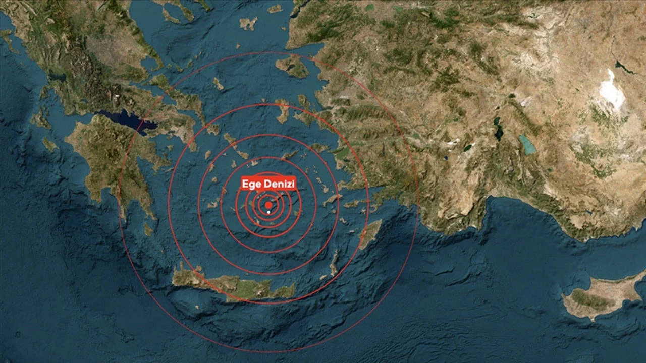 Ege Denizi’nde peş peşe 3 deprem: En büyüğü 5,1