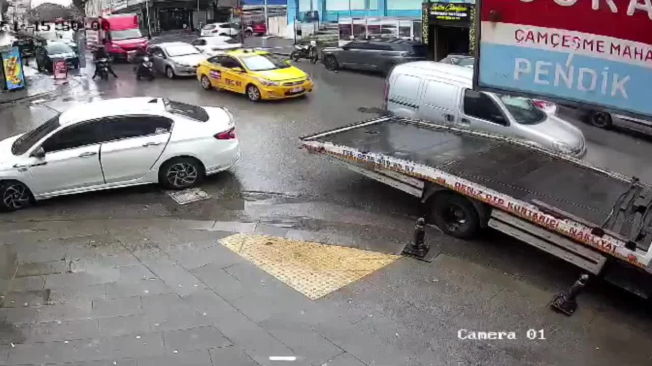 Trafikte tartıştığı kuryeyi ezen sürücü tutuklandı