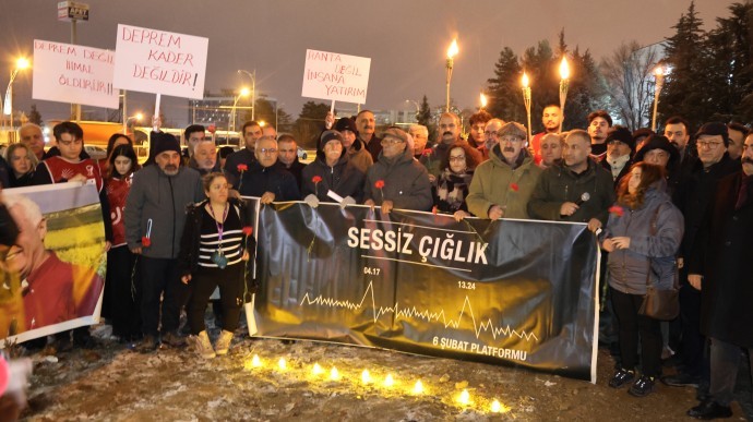 Malatya’da ‘Sessiz Çığlık’ eylemi