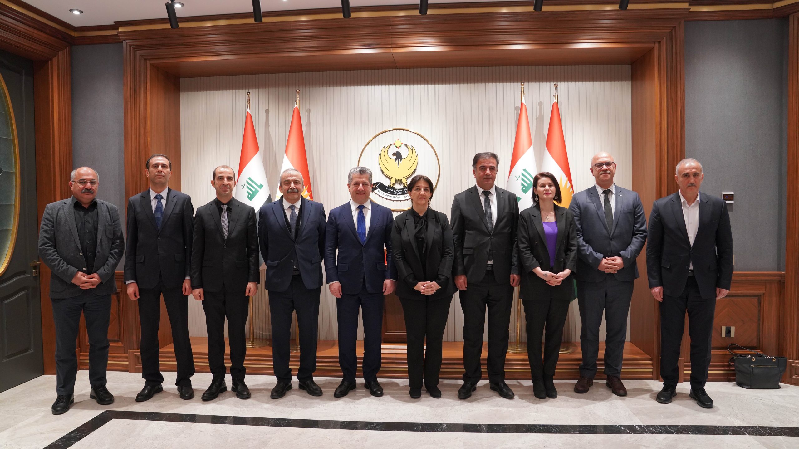 İmralı Heyeti Mesrur Barzani ile görüştü
