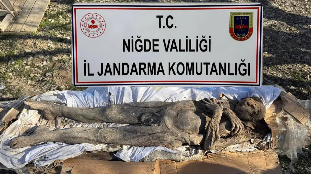Niğde’de mumya satmaya çalışan 6 şüpheli yakalandı