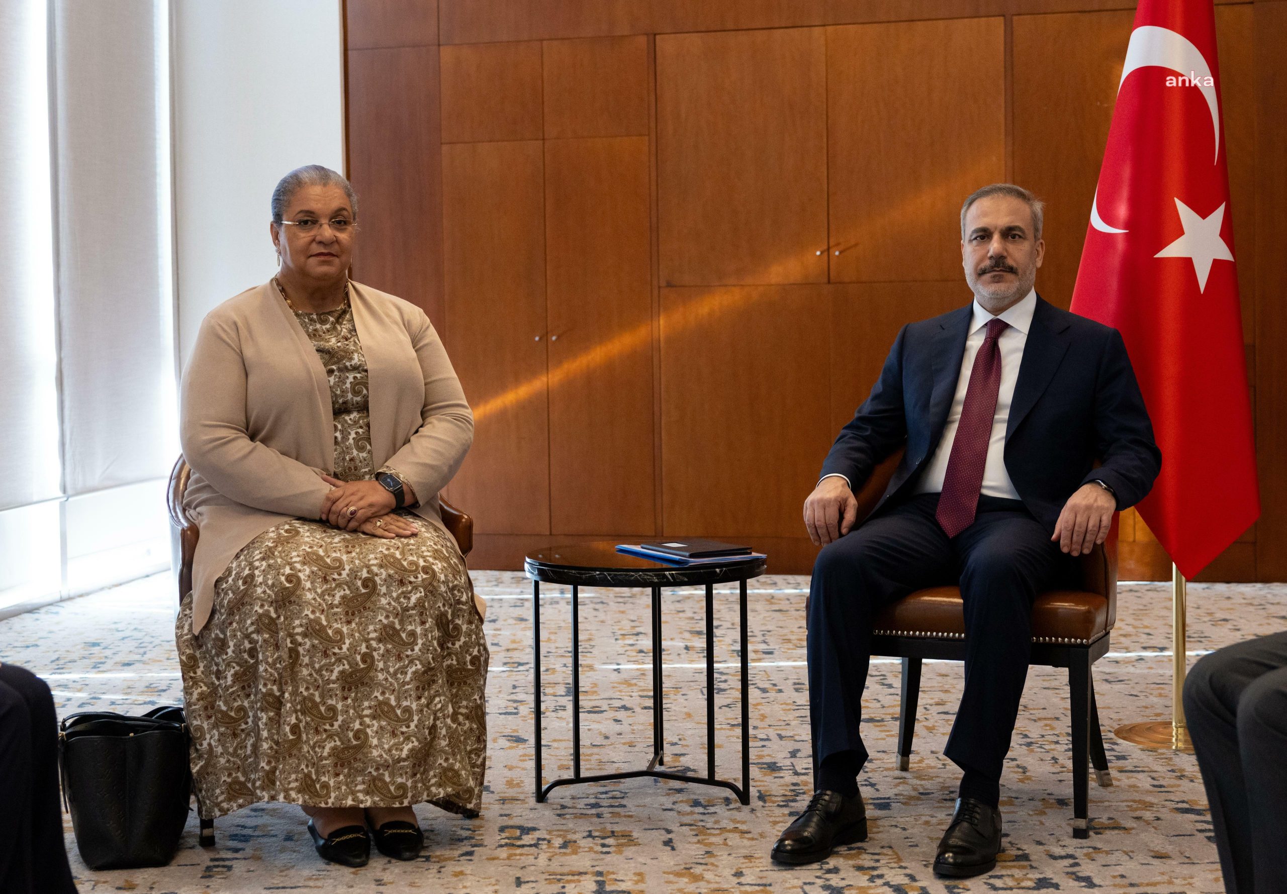 Dışişleri Bakanı Fidan, BMGS Libya Özel Temsilcisi Tetteh ile görüştü