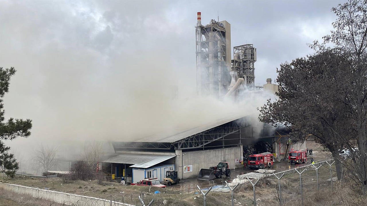 Eskişehir’de fabrikada yangın çıktı