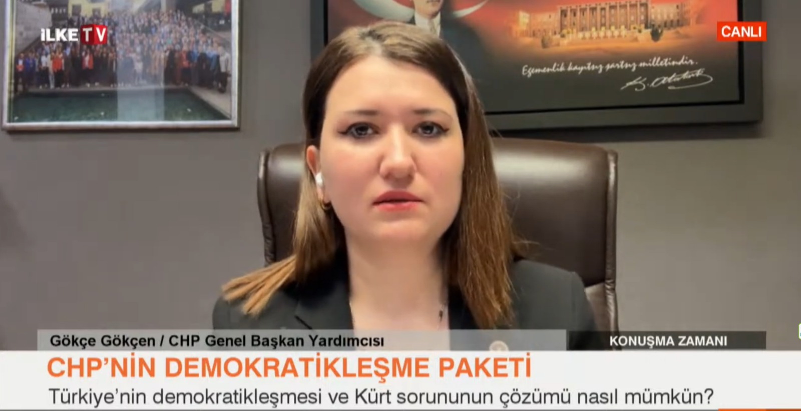 Gökçe Gökçen: Demokratikleşme Türkiye’nin gelecek vizyonunun bir parçası