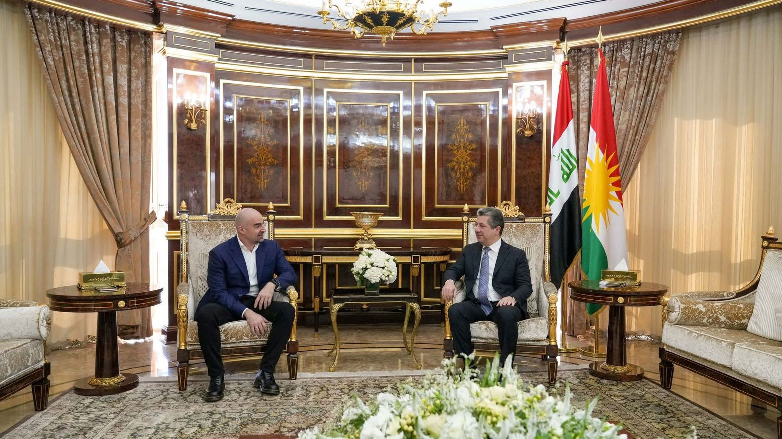Mesrur Barzani ile Bafıl Talabani görüştü