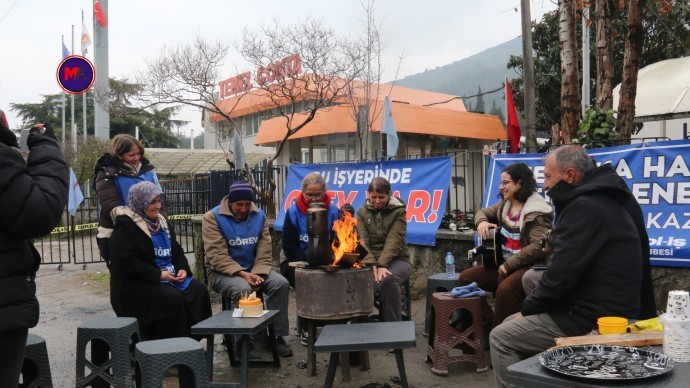 Kadın işçiler 10 Aralık’tan bu yana grevde: 8 Mart’ı da çadırda kutlayacağız