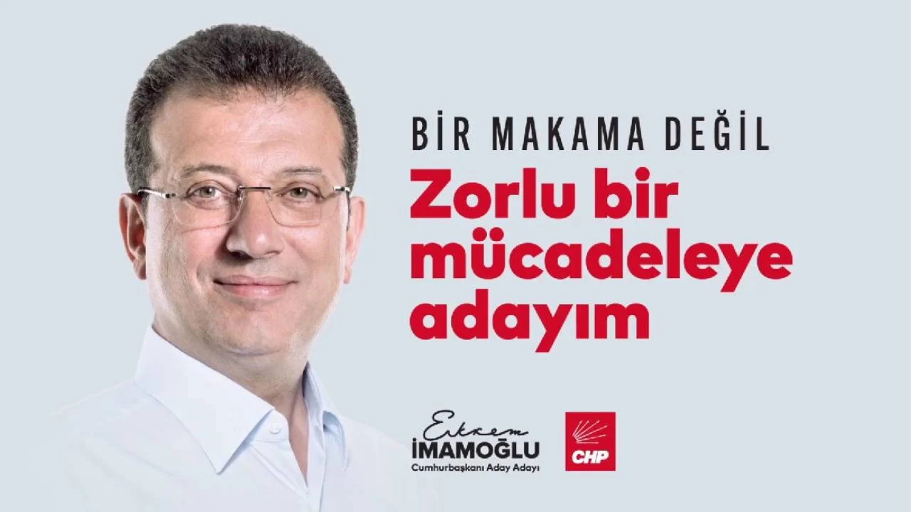 İmamoğlu açıkladı: Cumhurbaşkanı adayıyım