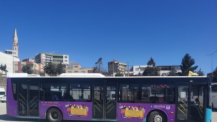 Diyarbakır’da 8 Mart’ta kadınlara ücretsiz ulaşım hizmeti