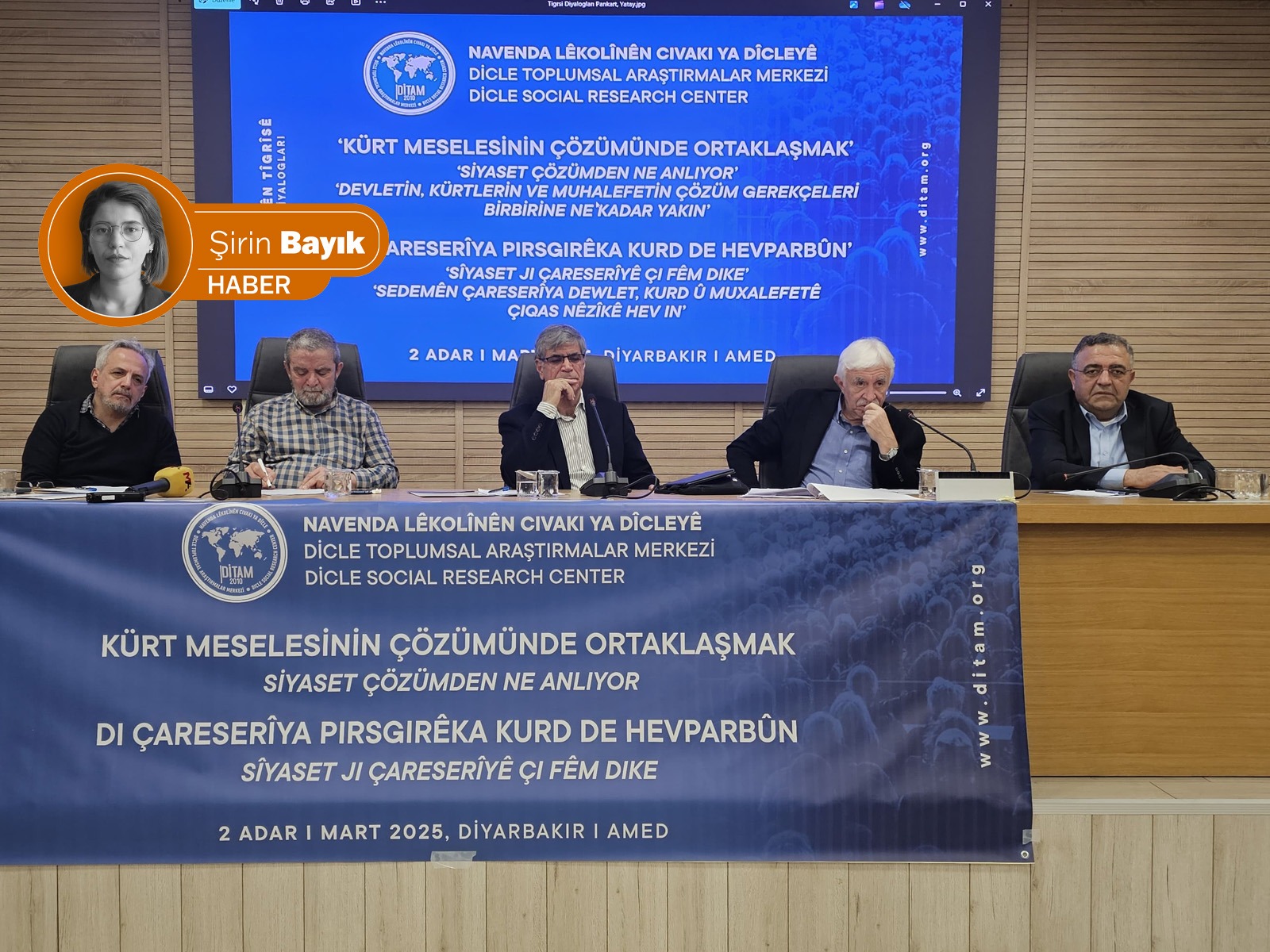 DİTAM paneli | Diyarbakır’da Abdullah Öcalan’ın çağrısı ve barış süreci tartışıldı