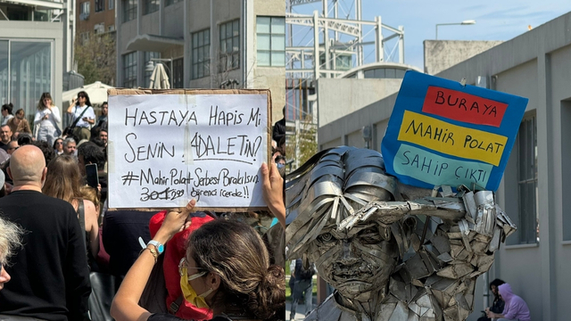 Kadıköy’de ‘Mahir Polat için özgürlük’ protestosu