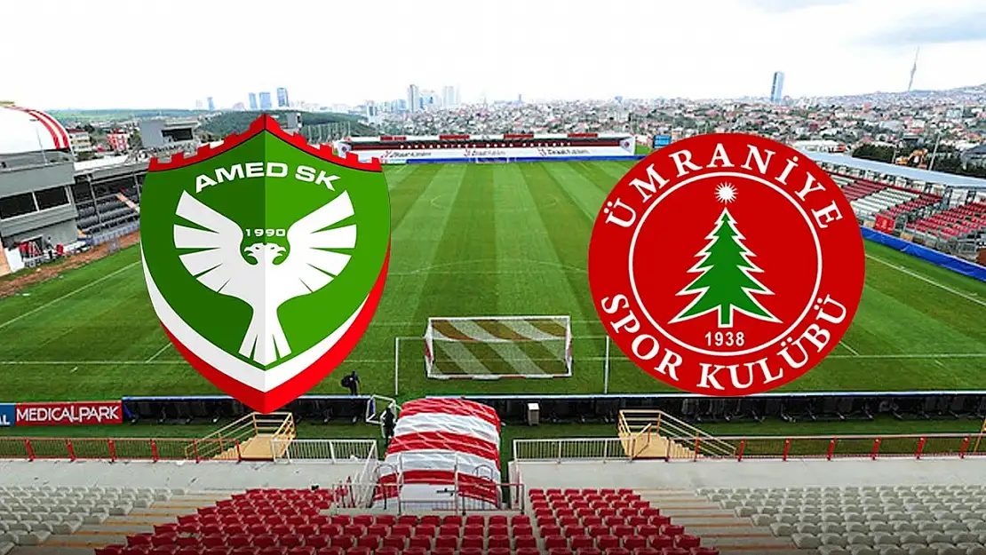 Amedspor galibiyet hedefliyor: Ümraniyespor ile maç bugün