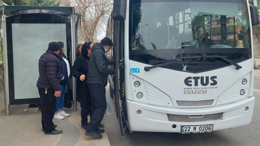Edirne’de toplu ulaşıma zam geldi, öğrencilere yansıtılmadı