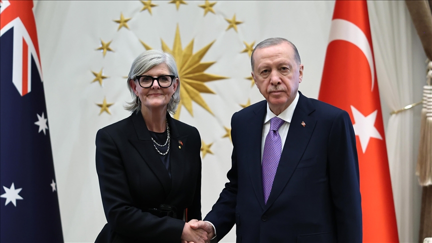 Cumhurbaşkanı Erdoğan, Avustralya Genel Valisi Mostyn ile bir araya geldi
