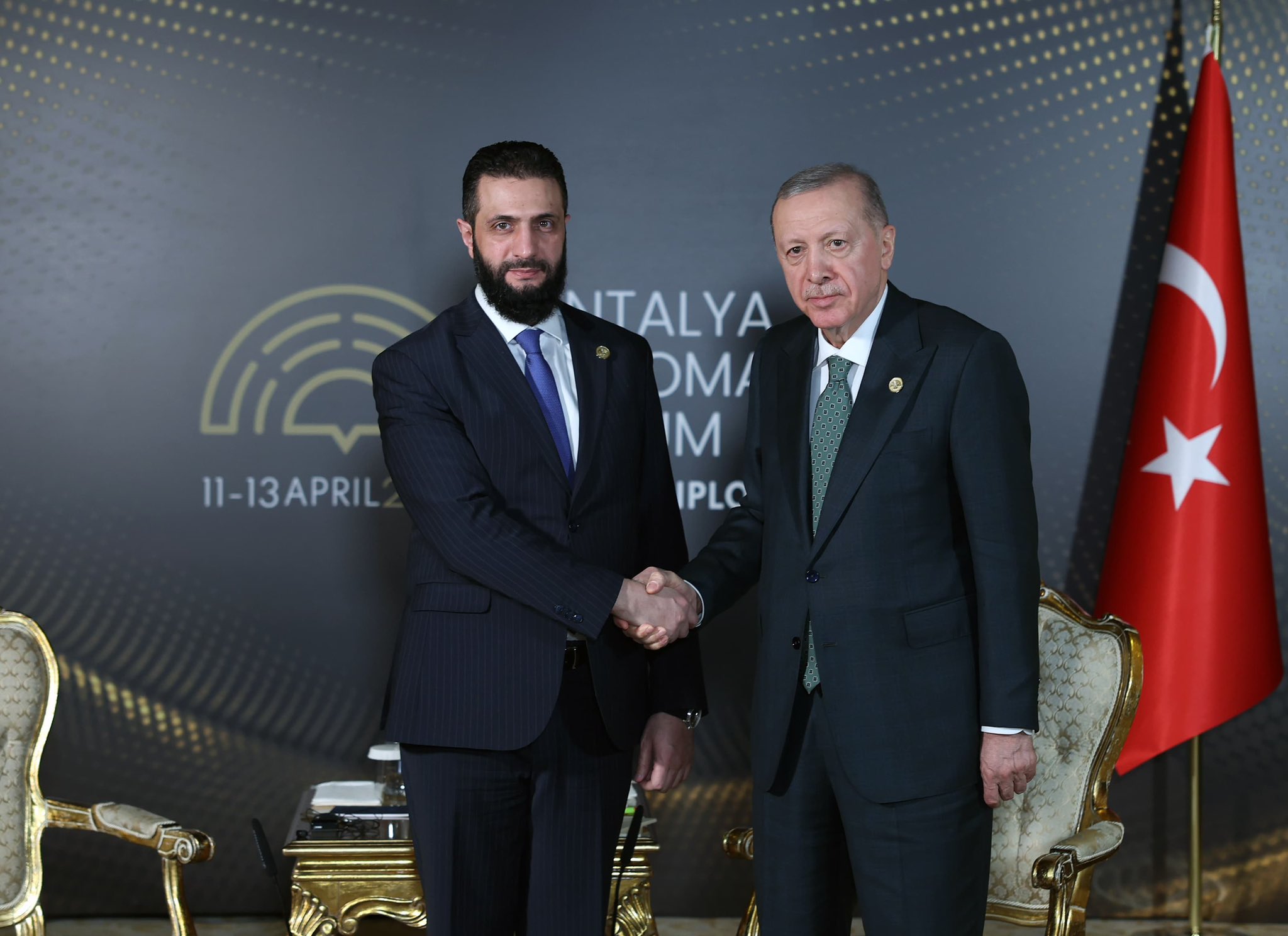 Erdoğan-Şara görüşmesi: İstikrar, refah ve huzur mesajı