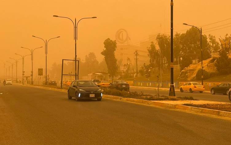 Kerkük’te toz fırtınası: 119 kişi hastaneye kaldırıldı 