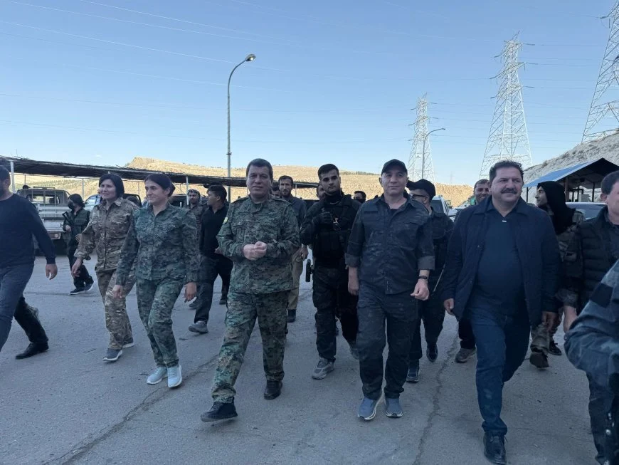Mazlum Abdi ve Uluslararası Koalisyon Tişrin Barajı’nda