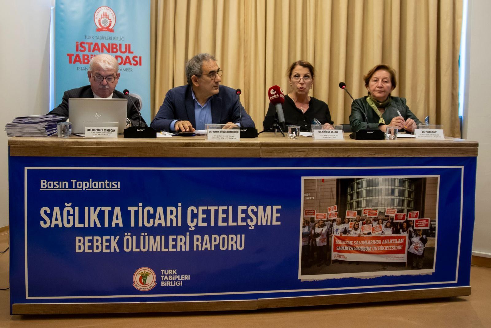TTB’den ‘sağlıkta ticari çeteleşme ve bebek ölümleri raporu’