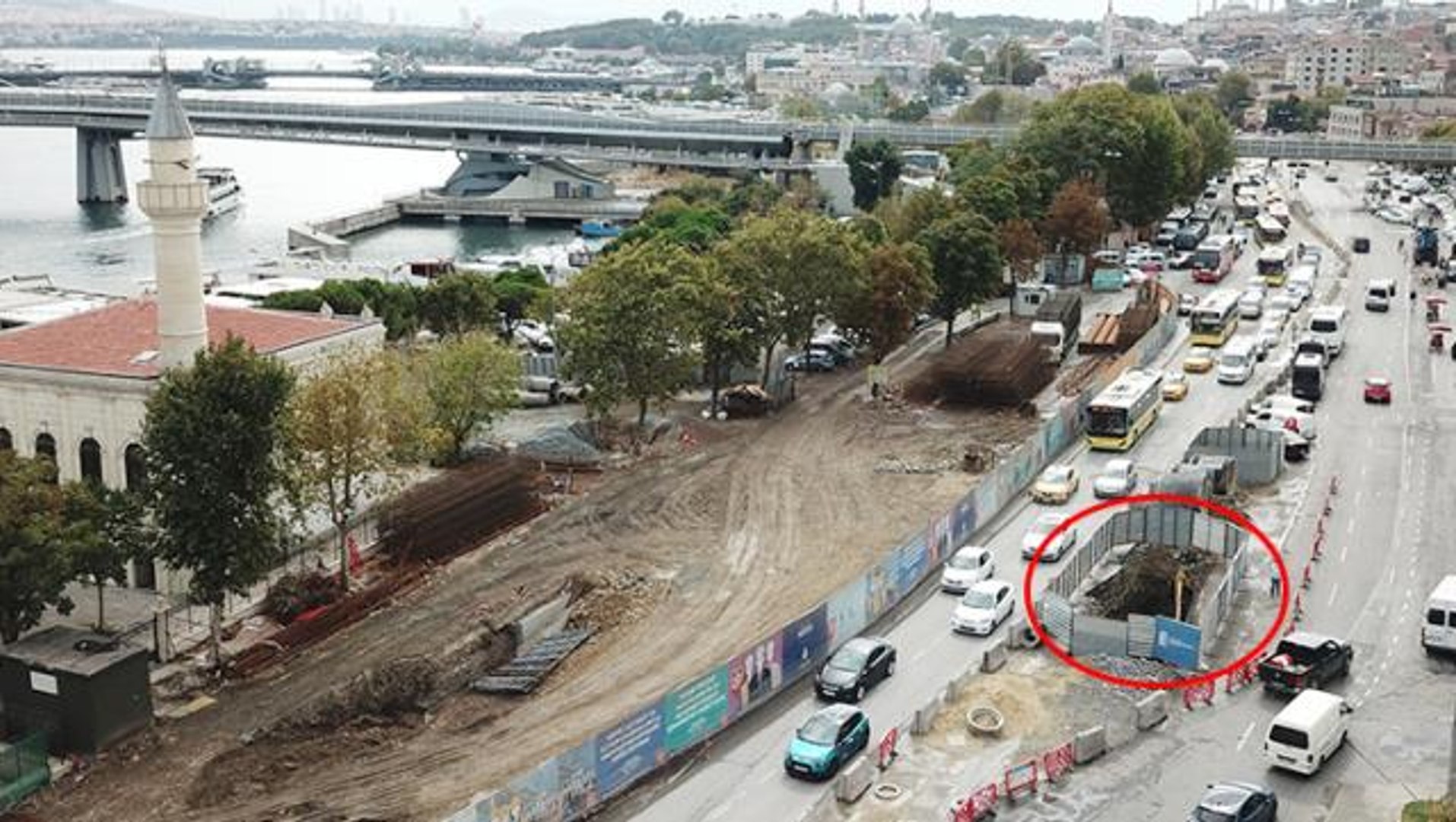 İSKİ’den Eminönü’ndeki yol çalışmalarına ilişkin açıklama: Tarihi eser kalıntılarına rastlandı