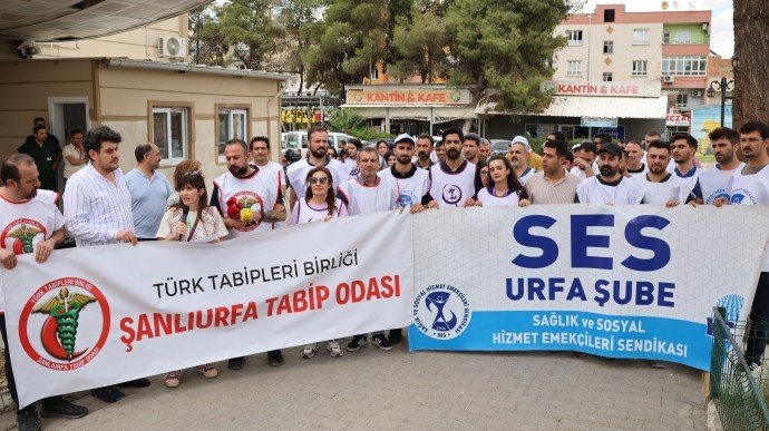 Şanlıurfa’da sağlık emekçilerine şiddet