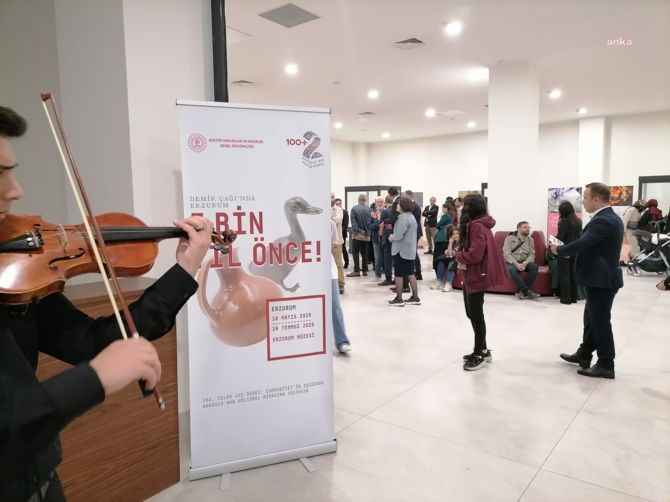 ‘3 Bin Yıl Önce: Demir Çağı’nda Erzurum’ sergisi açıldı