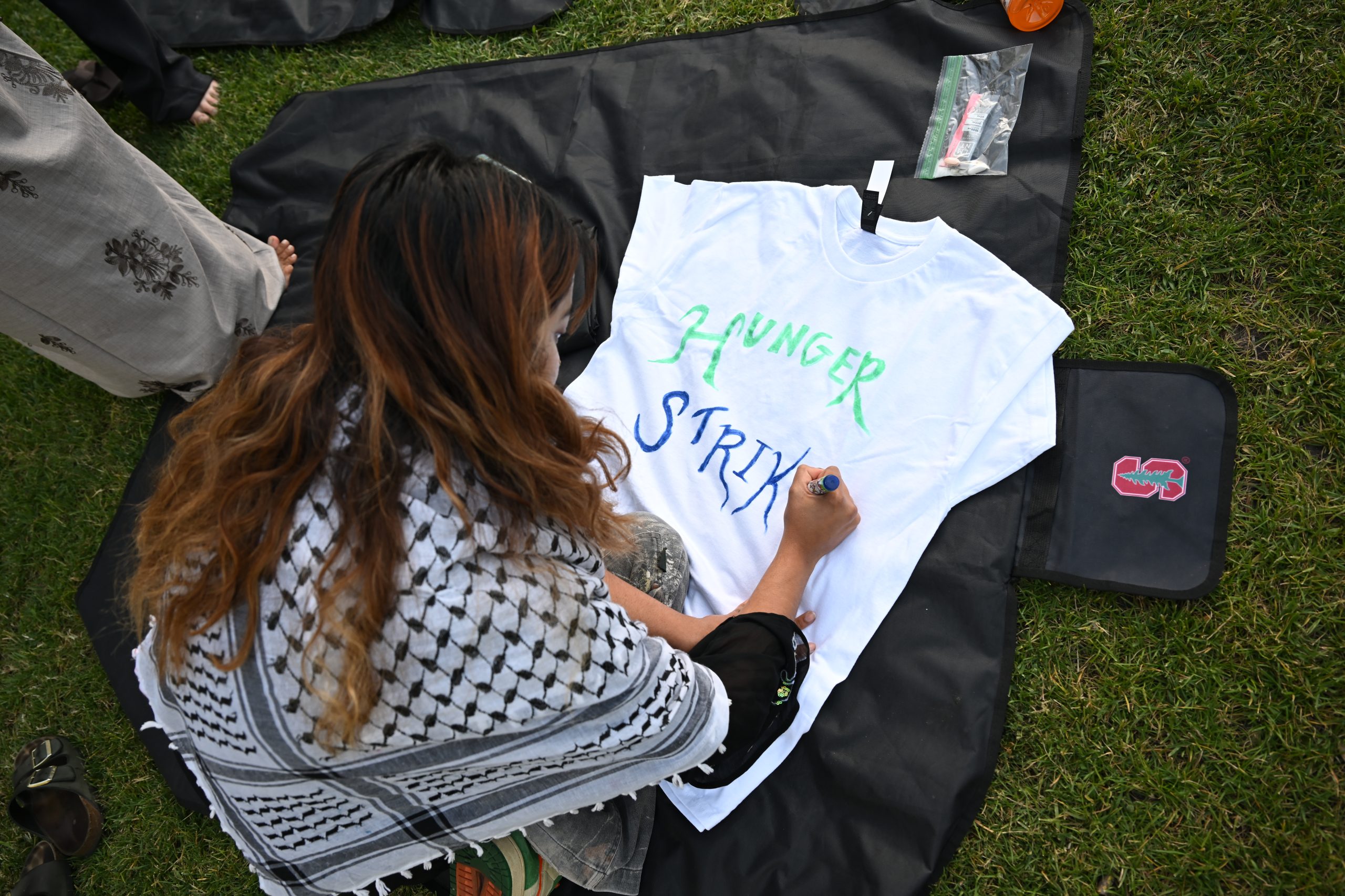 Stanford Üniversitesi’nde öğrencilerin Gazze için başlattığı açlık grevi 10. gününde