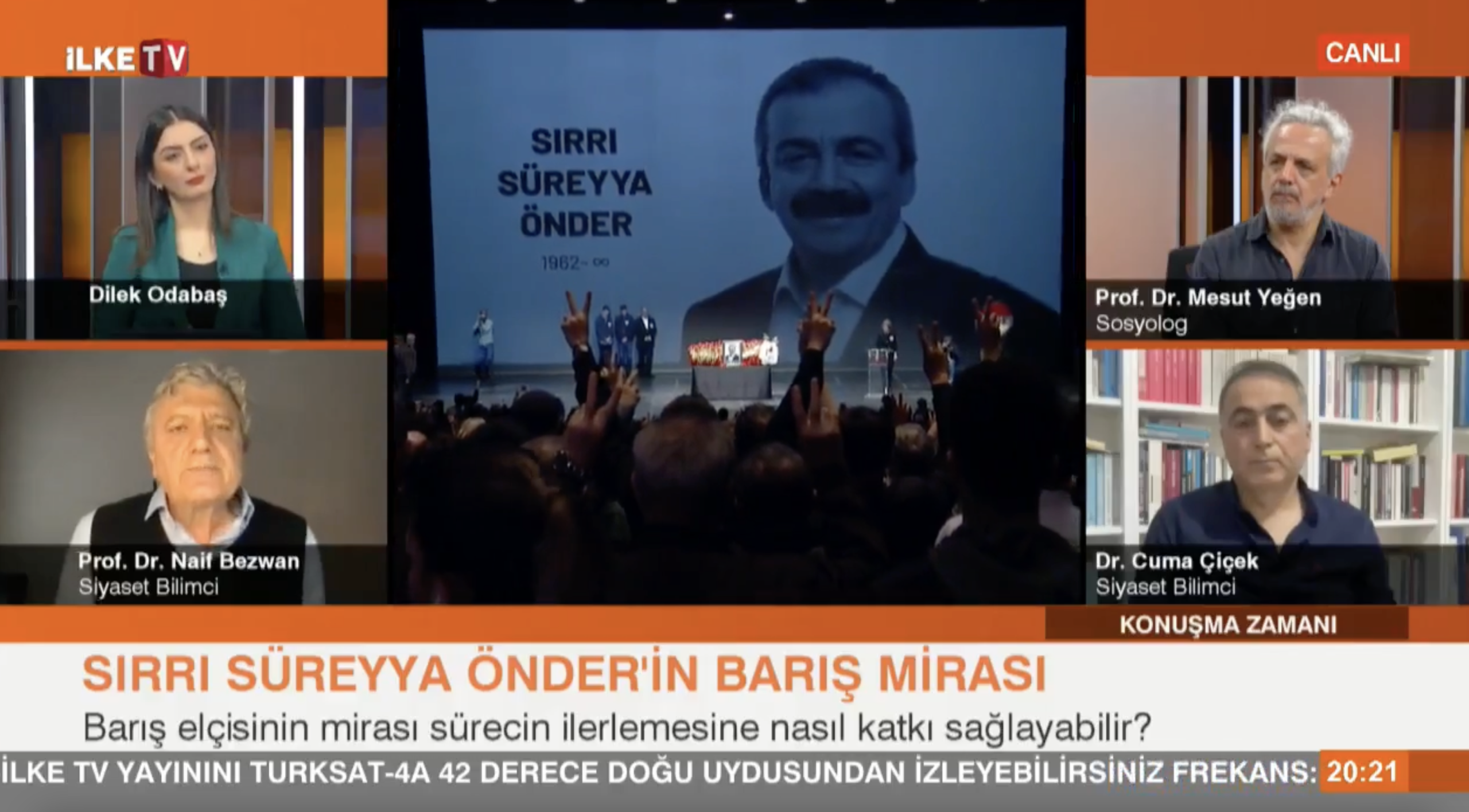 Naif Bezwan, Sırrı Süreyya Önder’in barış mirasını dört maddeyle anlattı