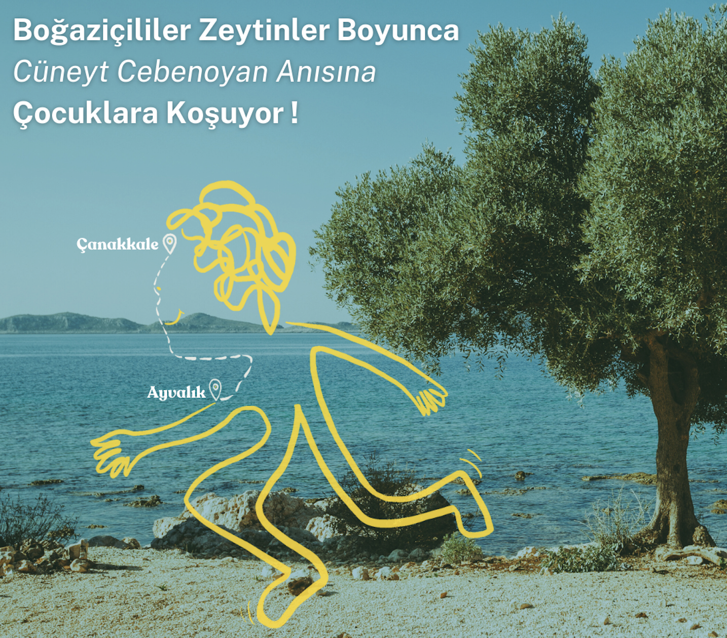 Boğaziçililerden çocuklar için dayanışma maratonu: Zeytinler boyunca koşacaklar