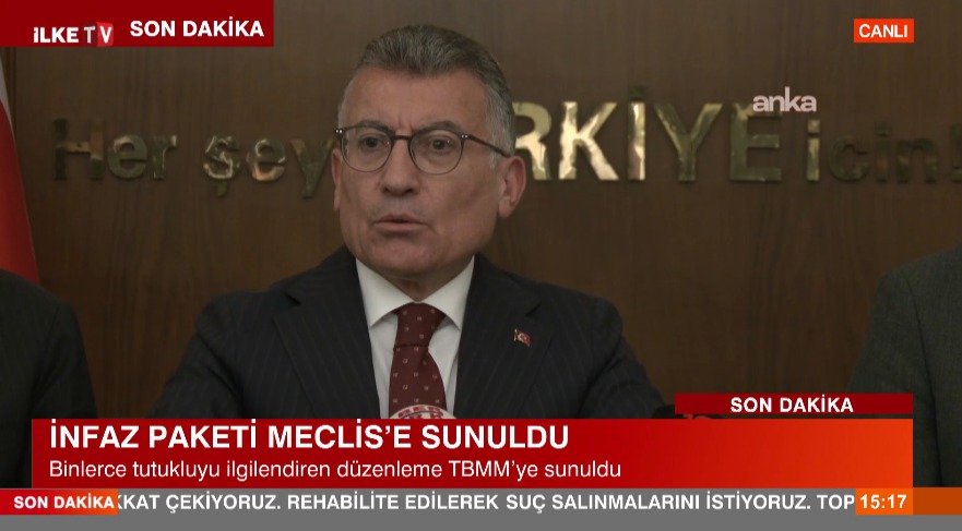 İnfaz paketi Meclis’te: Abdullah Güler açıklama yapıyor