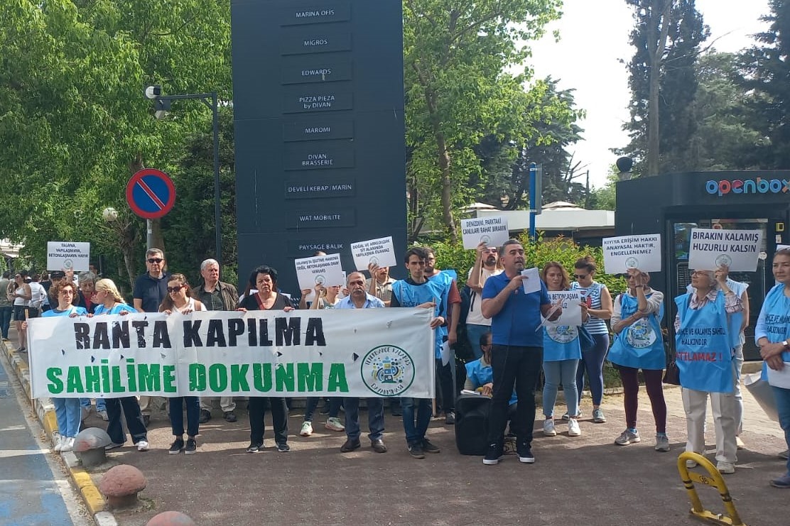 Kalamış Yat Limanı’nın özelleştirilmesine karşı basın açıklaması: Kalamış marina değil, mahalledir