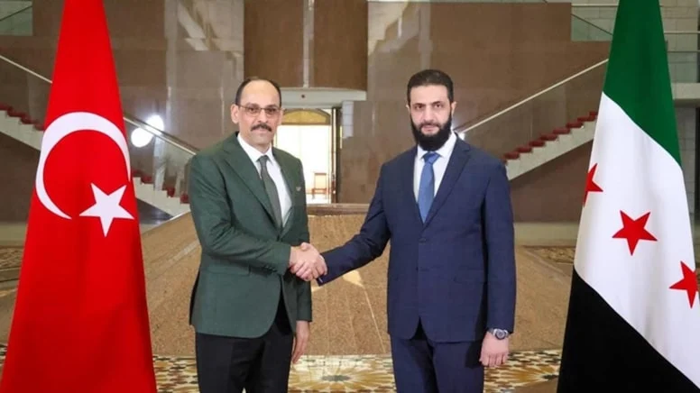 MİT Başkanı Kalın, Ahmed Şara ile görüştü