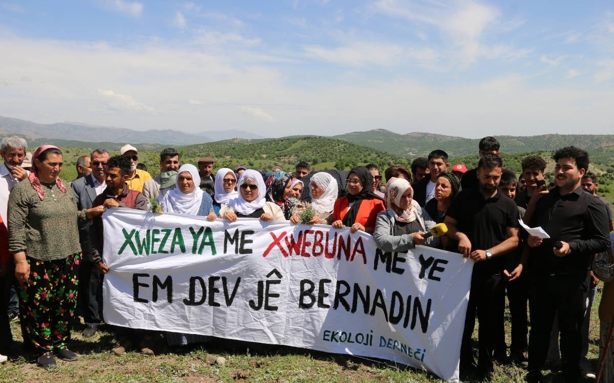Diyarbakır: Kulp’ta GES protestosu