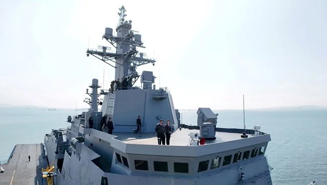 Kuzey Kore’nin tanıttığı savaş gemisinde Rus yardımı iddiası