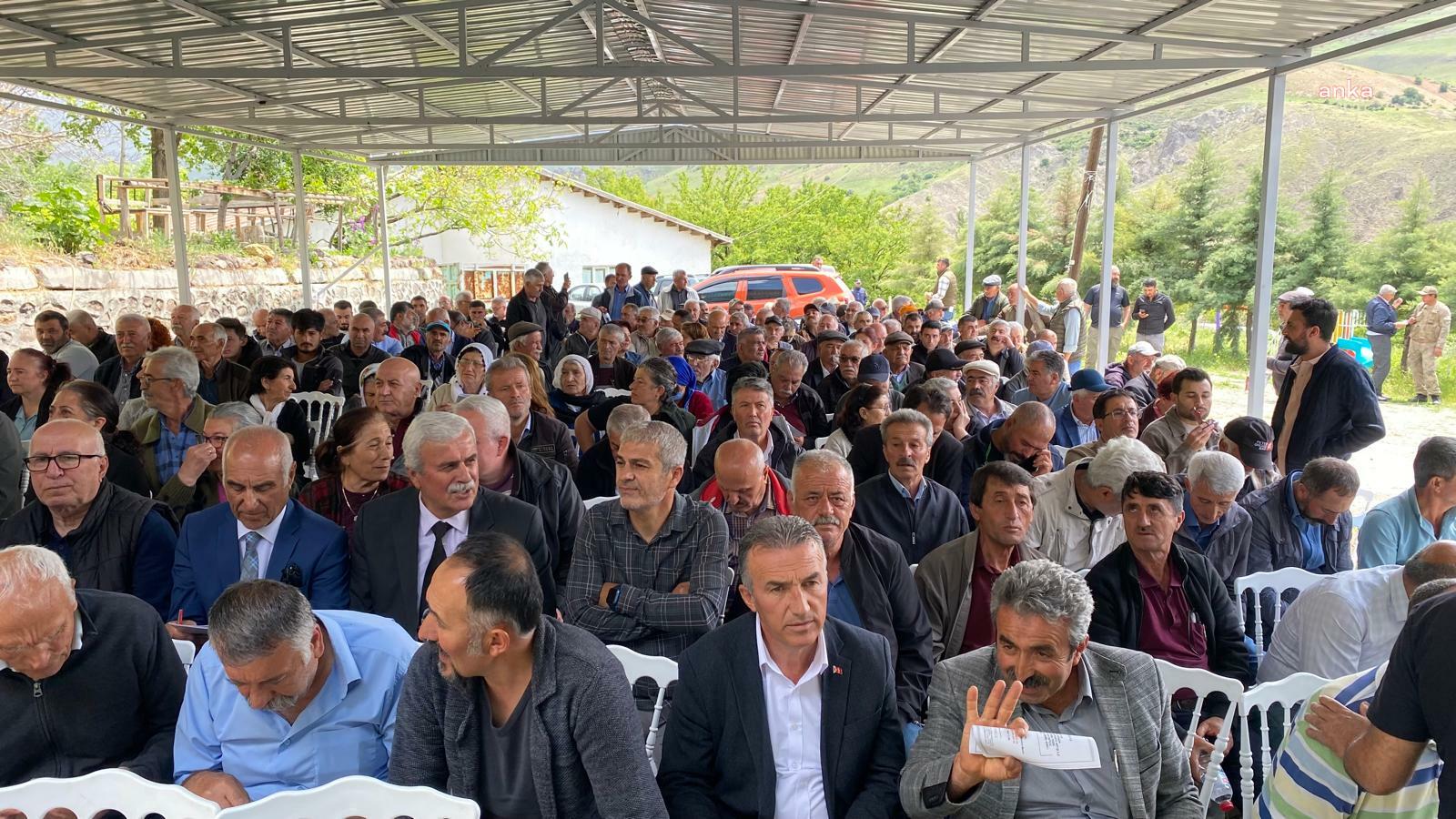 Hekimhan’da siyanürlü altın aramaya tepki: Altın olmadan yaşarız, su olmadan yaşayamayız