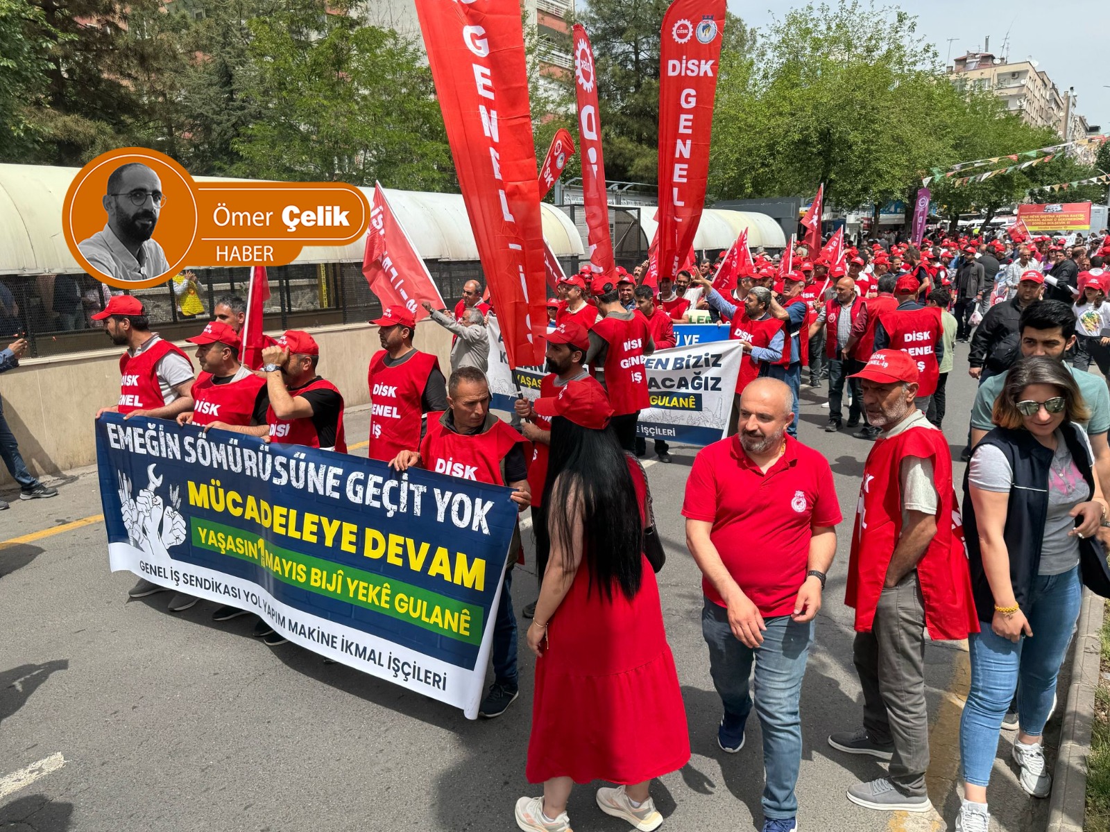 DİYARBAKIR | 1 Mayıs coşkusu: Hep beraber biz kazanacağız!