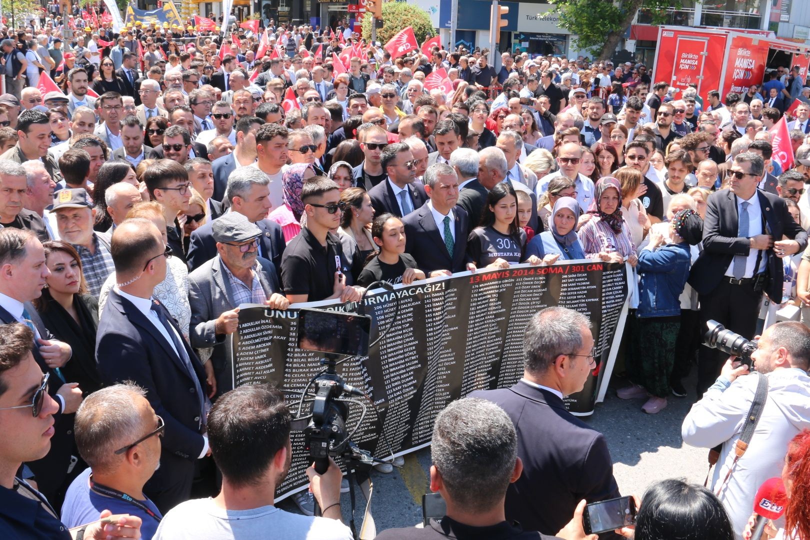 Soma’da 301 madenci için anma