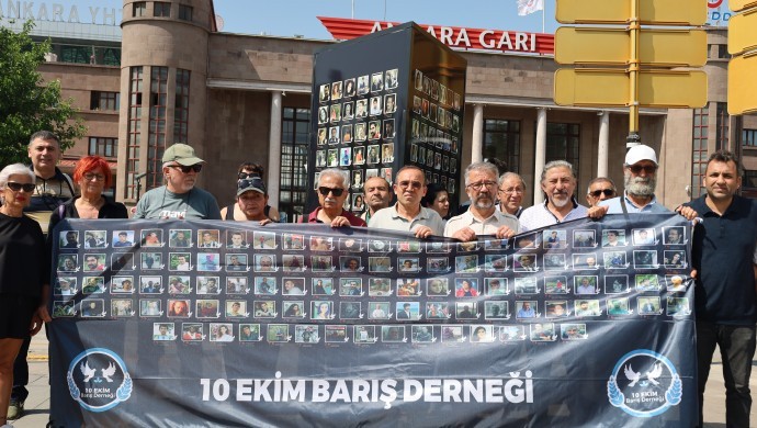 10 Ekim Ankara Gar Katliamı için anma