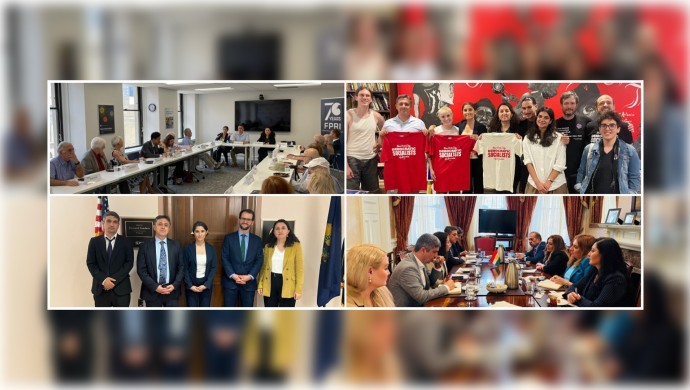 DEM Parti heyeti ABD’de: Süreç ve ortadoğu gündemi masada