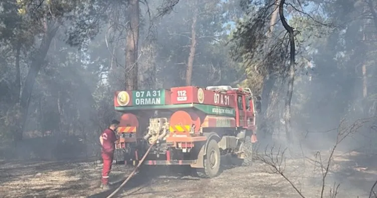 Antalya’da iki farklı bölgede orman yangını