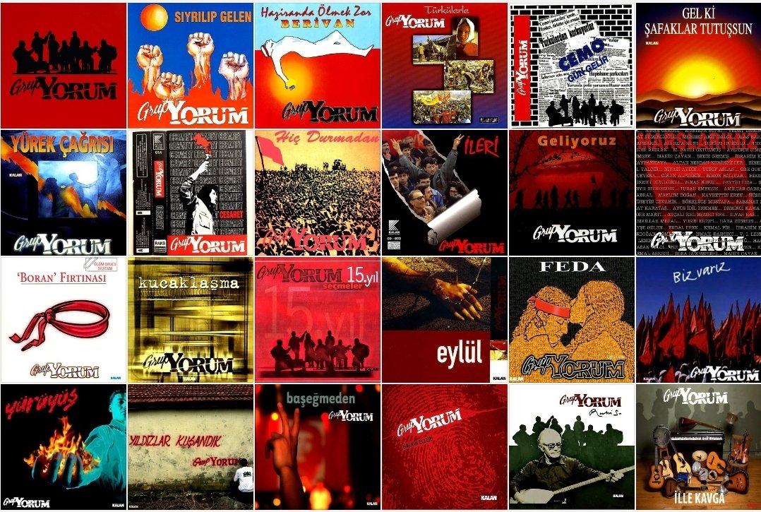 Grup Yorum sansüre karşı tüm albümlerini paylaştı