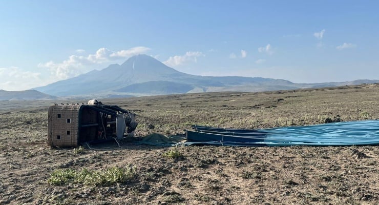 Aksaray’da iki sıcak hava balonu düştü: 1 ölü, 31 yaralı