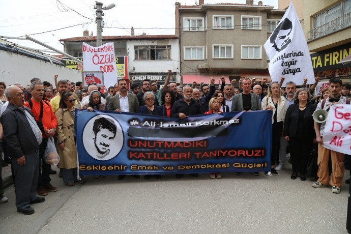Ali İsmail Korkmaz darp edildiği sokakta anıldı
