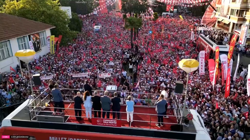 Tekirdağ’da CHP’den ‘Millet İradesine Sahip Çıkıyor’ mitingi