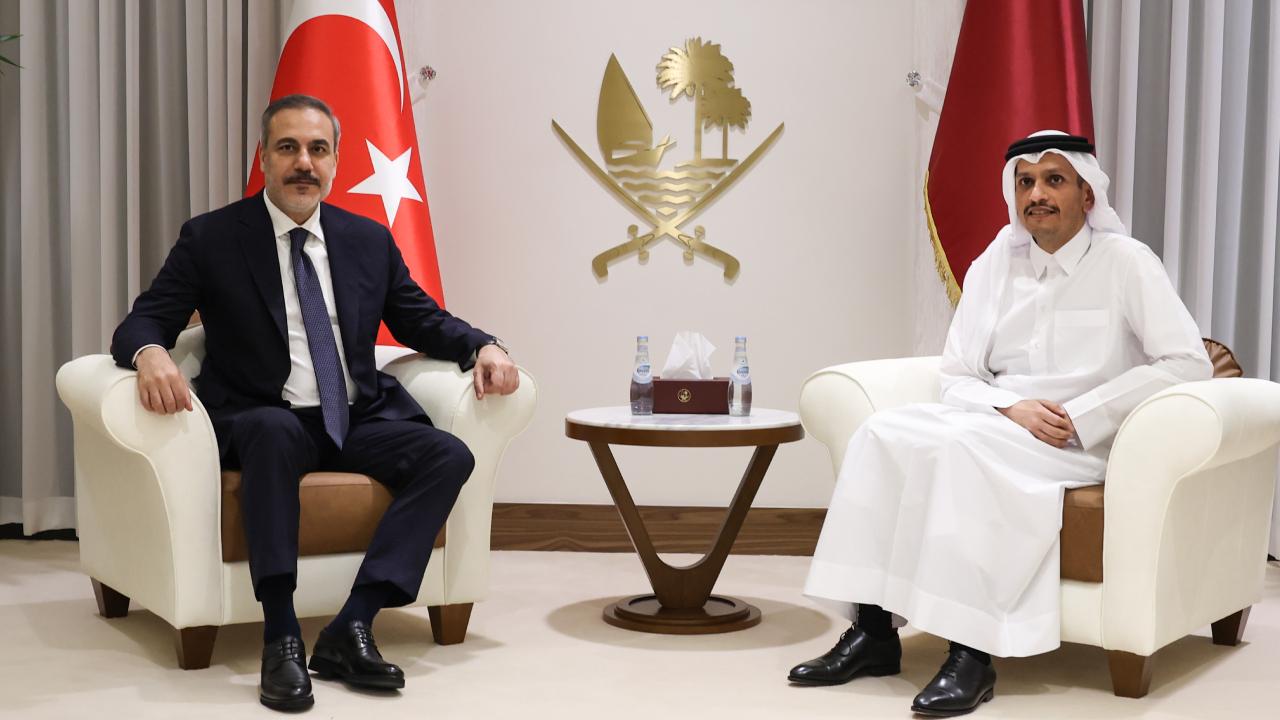  Hakan Fidan, Katar Başbakanı Al Sani ile görüştü