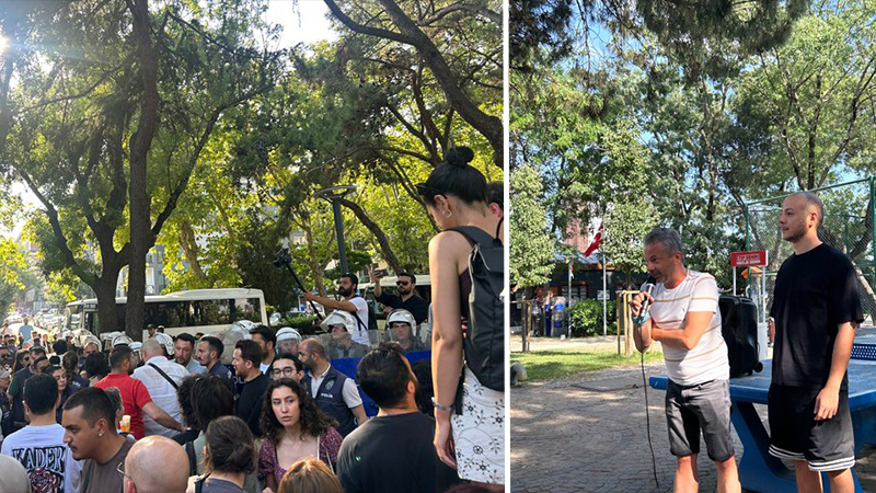 TİP’in Yoğurtçu Parkı’ndaki etkinliğine polis müdahalesi